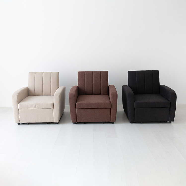 네르센 1인 패브릭 소파베드 XY2178 9974.2769, 브라운