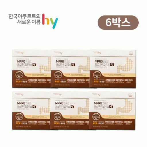 [반값세일] 위에는 윌 위건강 유산균  엠프로 프로바이오틱스 윌+ 6박스 (6개월분)
