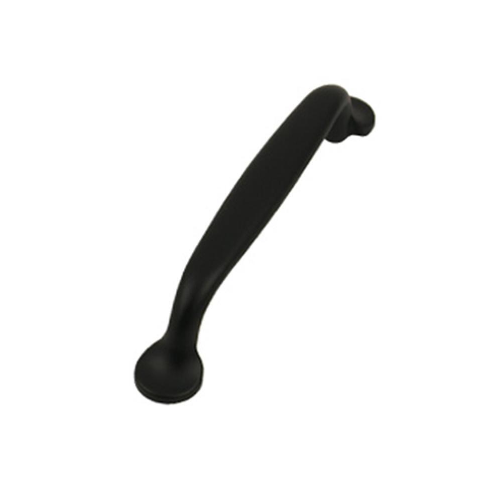 96mm 나사간격 서랍손잡이 가구손잡이 2구 블랙 분체도장 아연 흑색