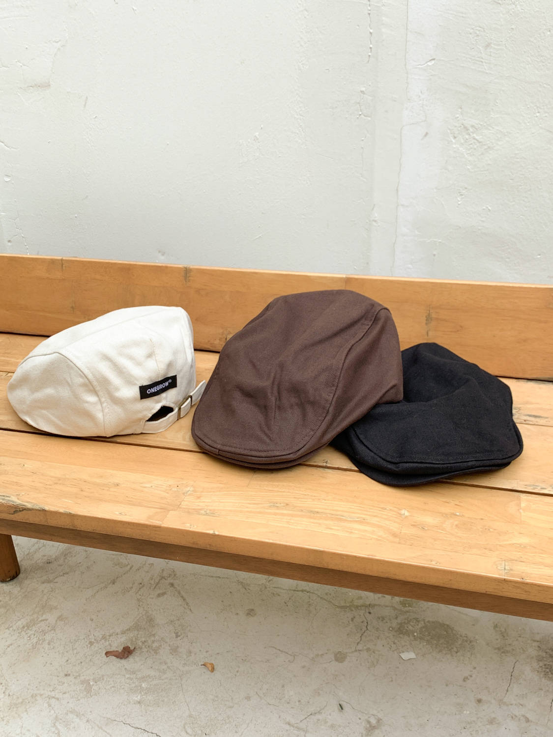 포워드 무지 라인 헌팅캡 모자 3color 상세 이미지 1