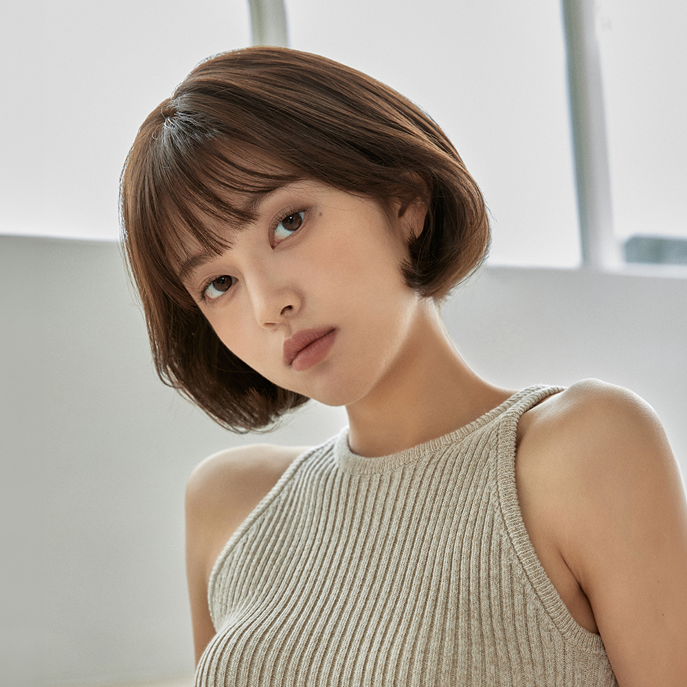 세미수제 통가발 보니펌 한나 자연스러운 똑단발 머리 - 상세 이미지 2