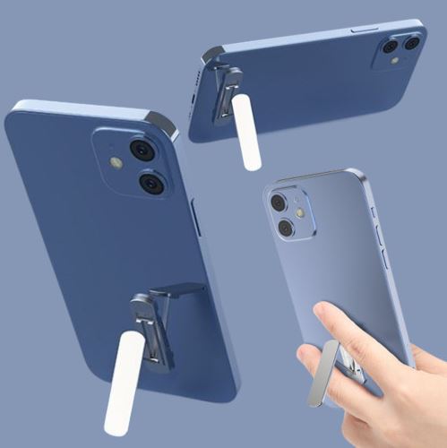 360도 회전 핸드폰 뒷면 접이식 휴대용 슬림 케이스 부착 거치대 미니 스텐드 스마트 링 스틱