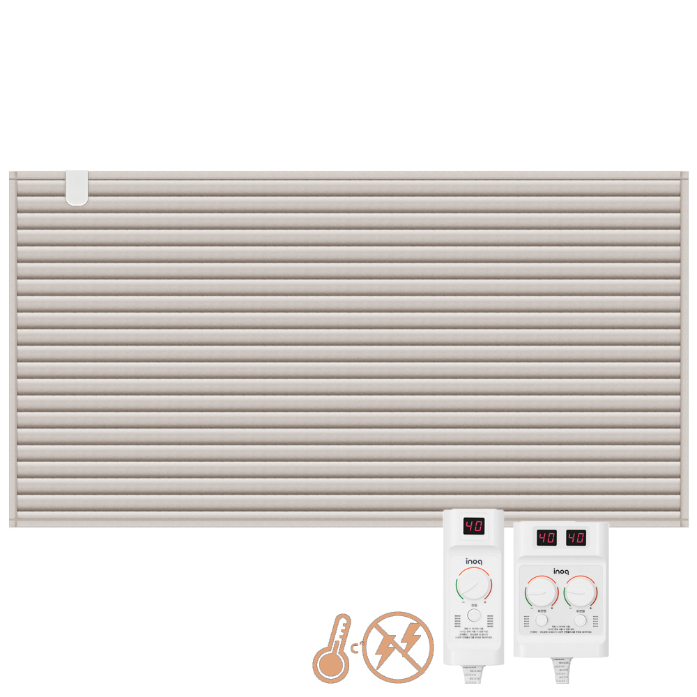 카본 탄소매트 EMF 전기장판 세탁 전자파안심 슈퍼싱글 연베이지 110X200