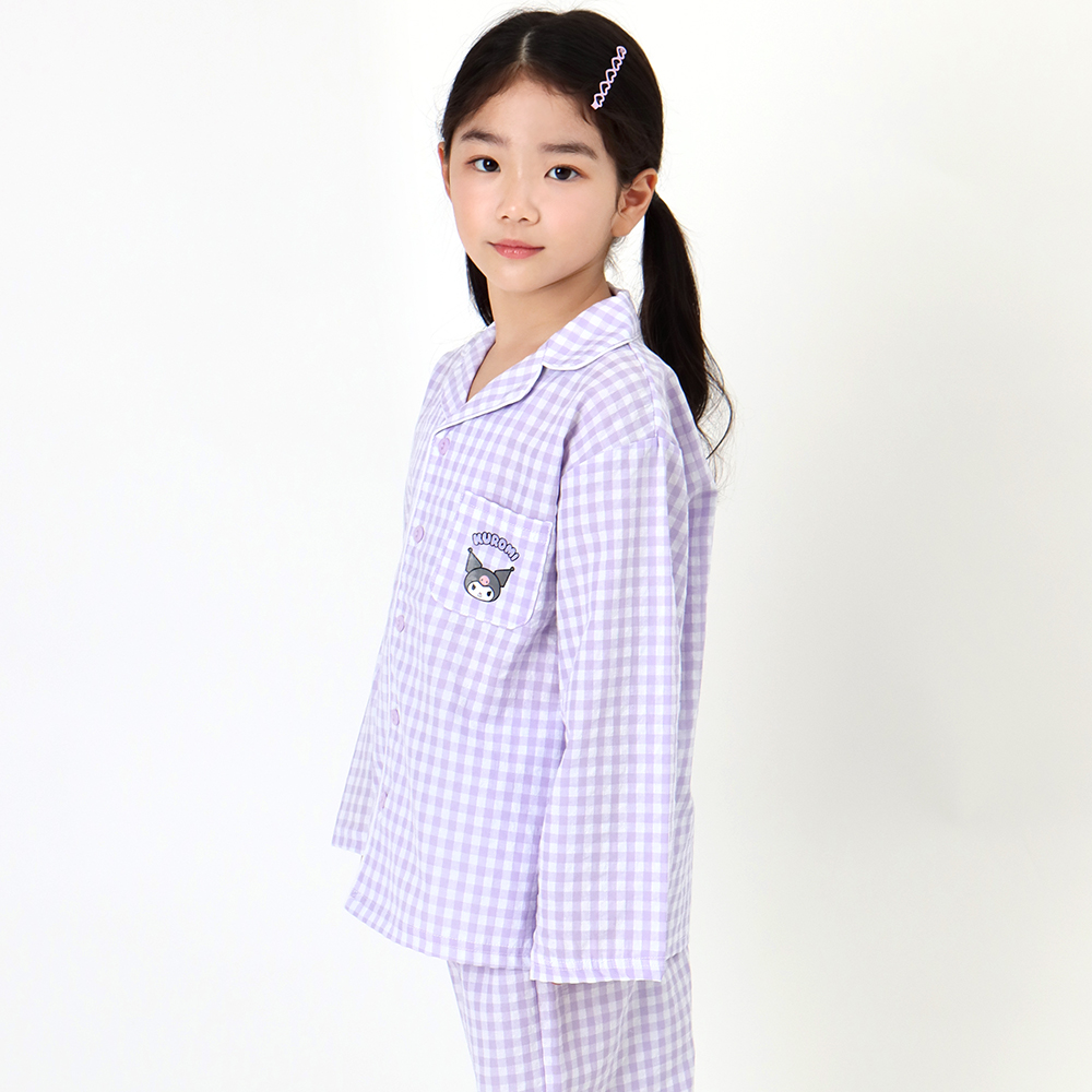 시나모롤 아동 잠옷 키즈 체크 파자마 여아 세트 어린이 유아 남아 수면잠옷 - 상세 이미지 5