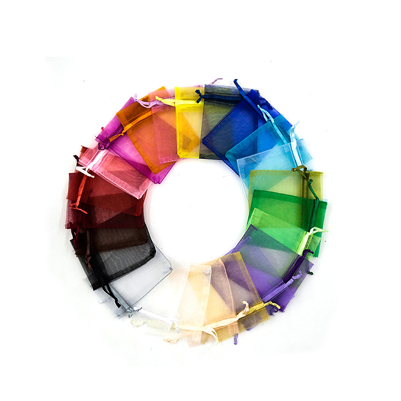 망사주머니 포푸리 20x30cm 선물 포장 무지 복 주머니 - 상품 이미지