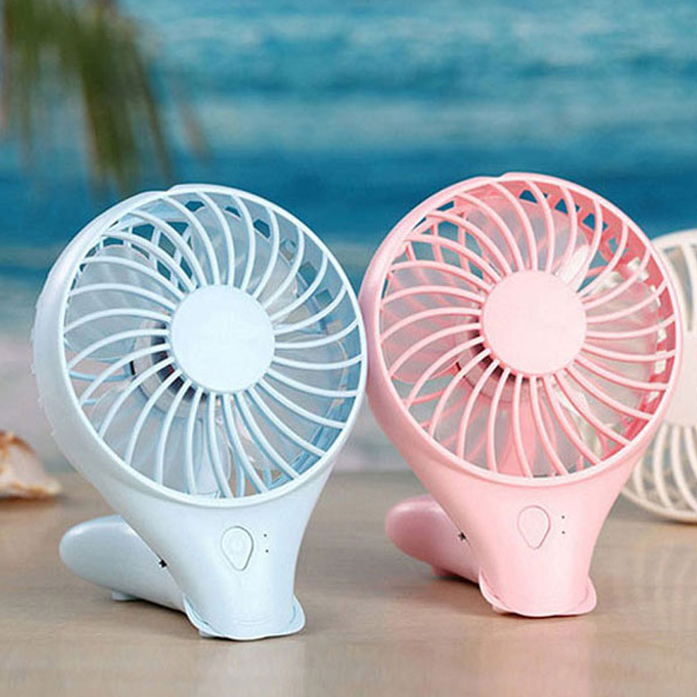 접이식 인어 선풍기 미니 손선풍기 탁상용 사무실 책상 휴대용 손풍기 캠핑... 개봉기 | 실사용 후기 - 대표 이미지