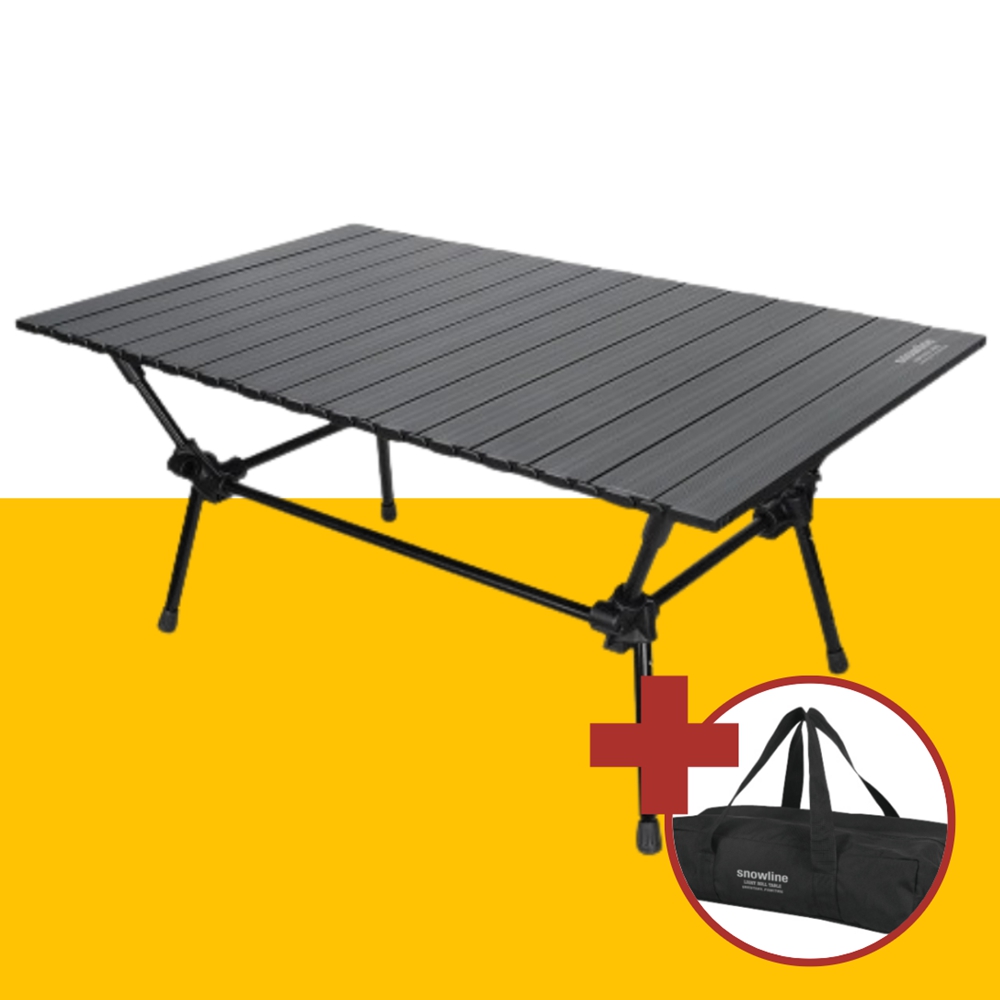스노우라인 경량 롤 테이블 캠핑테이블 높이조절 초경량 테이블