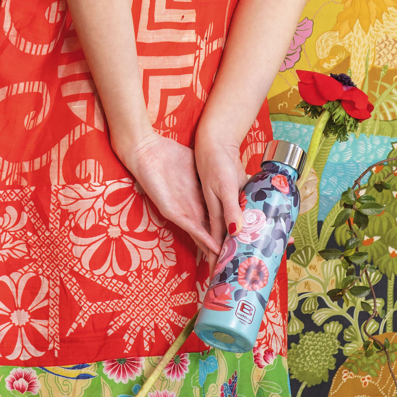 부가티 스텐트윈보틀 보온병 500mL (플라워) FW500IN