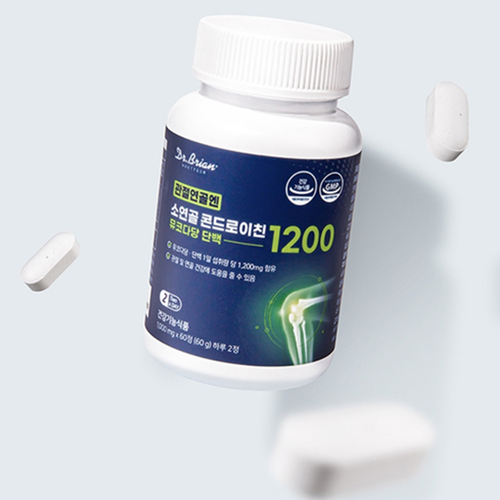 닥터브라이언 소연골 콘드로이친 1200 뮤코다당 단백 60정 3통 3개월 관절 연골 건강 - 상세 이미지 5