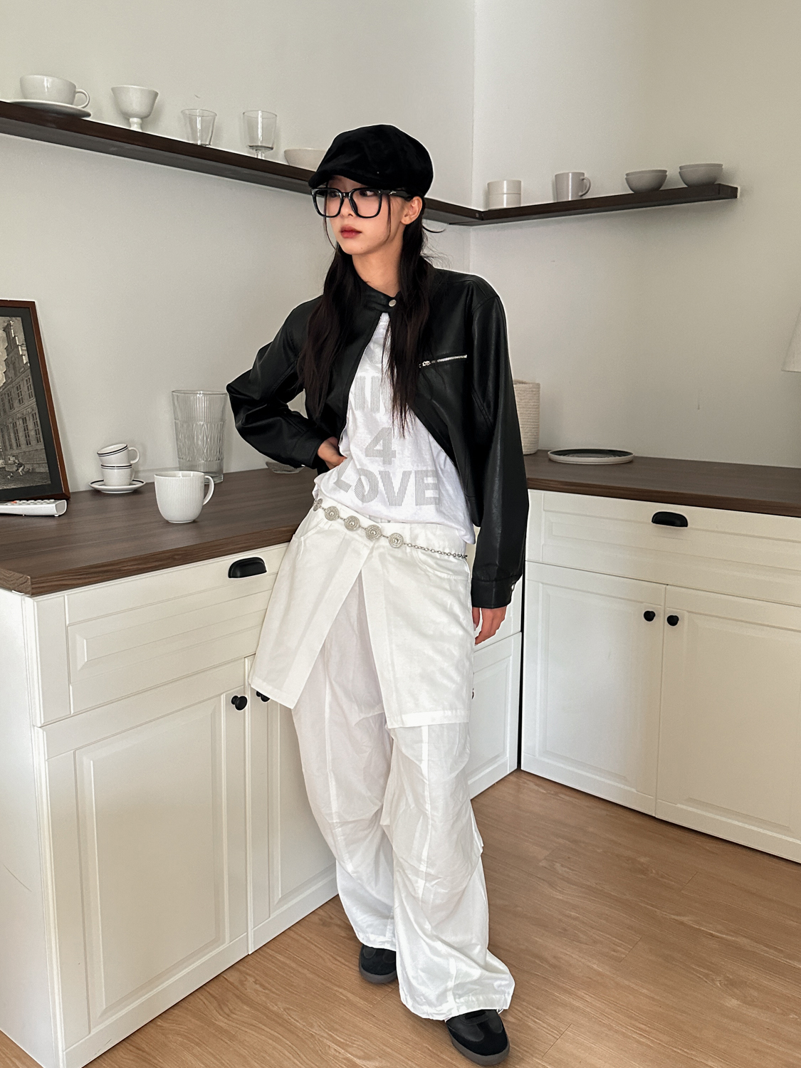 포워드 무지 라인 헌팅캡 모자 3color 상세 이미지 22