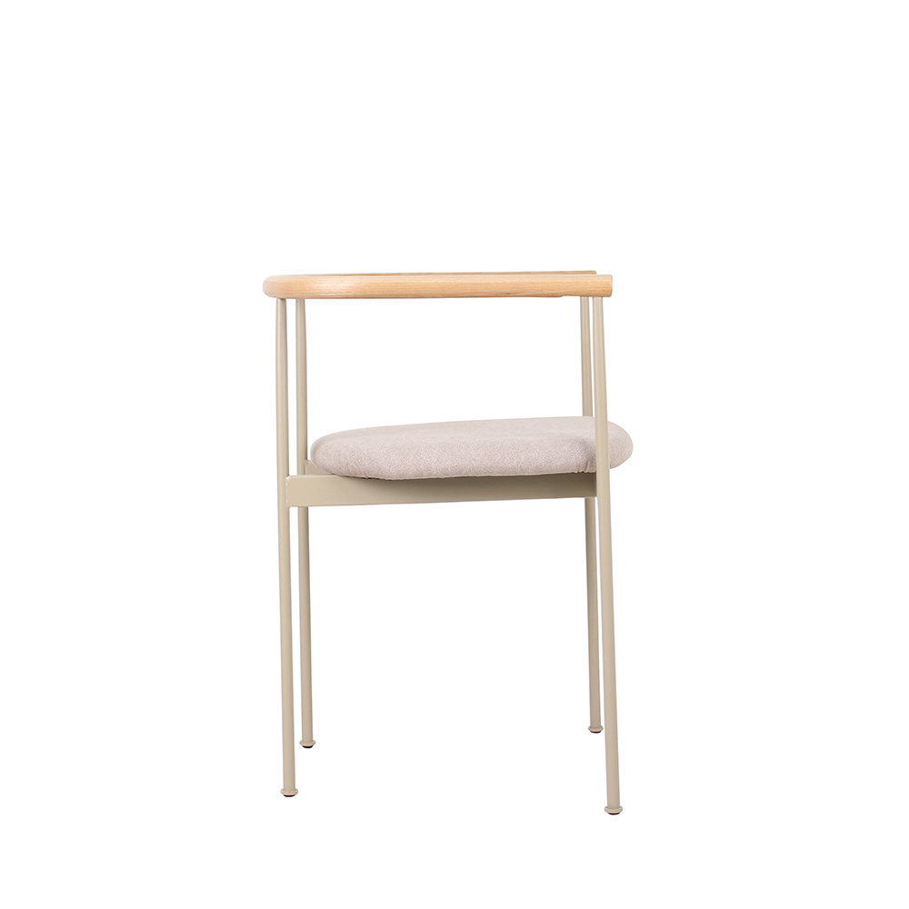 [우드/식탁용] 노보랜드 원목 패브릭 체어 Y3-51-Natural+Ivory - 상세 이미지 5