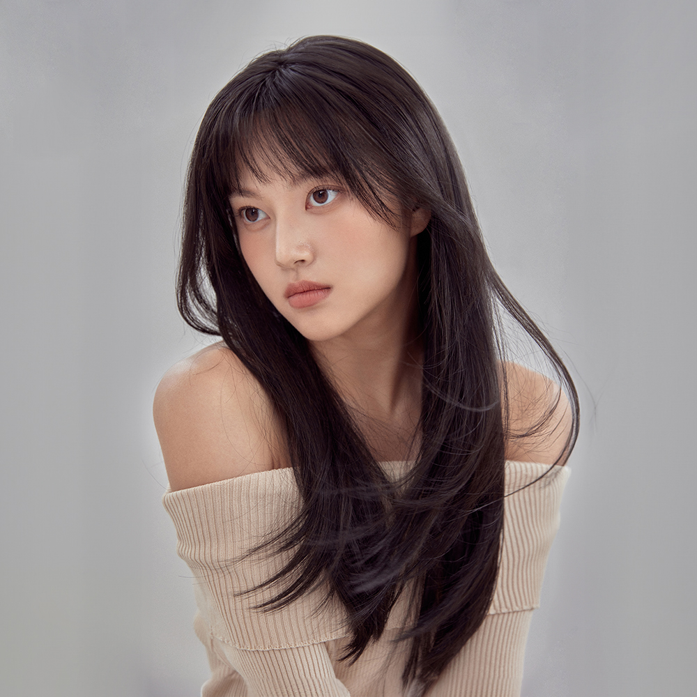 세미 수제 통가발 르네펌 아리아 긴 생머리 항암 탈모 전체 - 상품 이미지