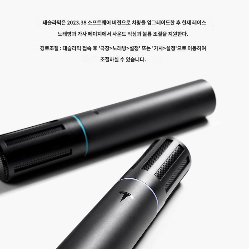 테슬라 마이크 정품 스토어 차이나 모델 3 Y S X 하이랜드 무선 노래방 단품