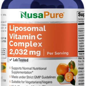 리포좀 비타민c 리포조말 비타민 누사퓨어 2032mg 200캡슐 고함량 ... 맛있게 먹은 솔직 후기 - 상품 이미지 2