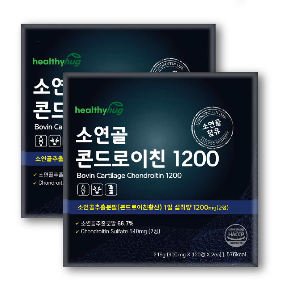 헬씨허그 소연골 콘드로이친 1200 4개월분, 세트 240정, 2개