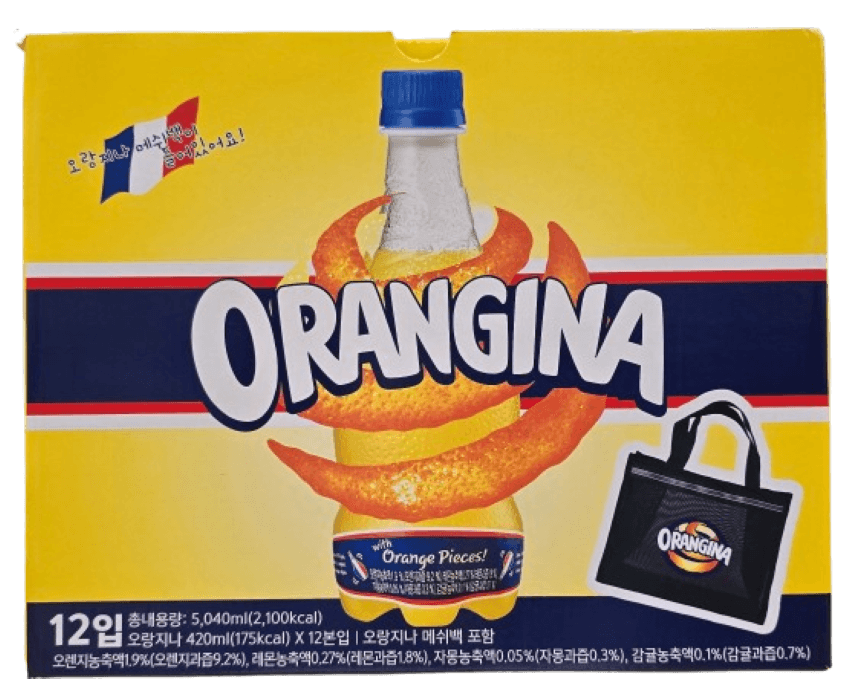 오랑지나 오렌지 420ml x 12입+메쉬백 기획팩 : 트렌디유통
