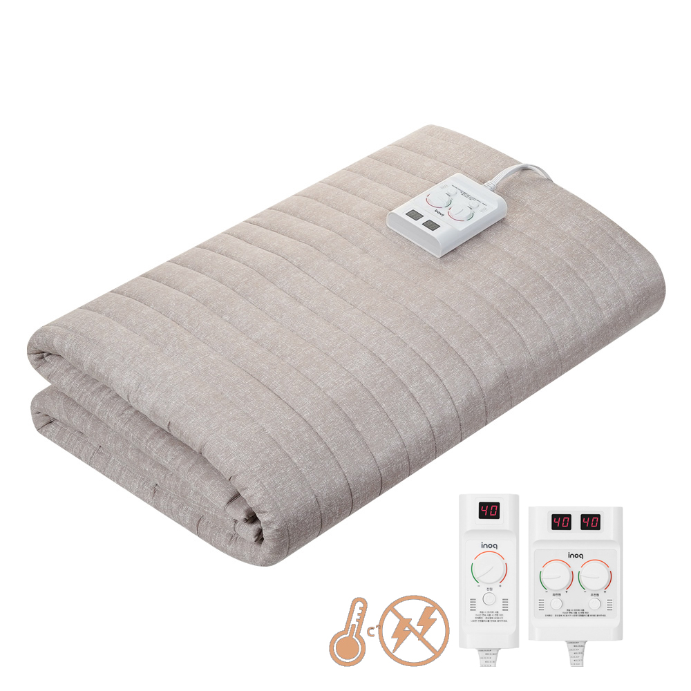 카본 탄소매트 EMF 전기장판 세탁 전자파안심 슈퍼싱글 연베이지 110X200