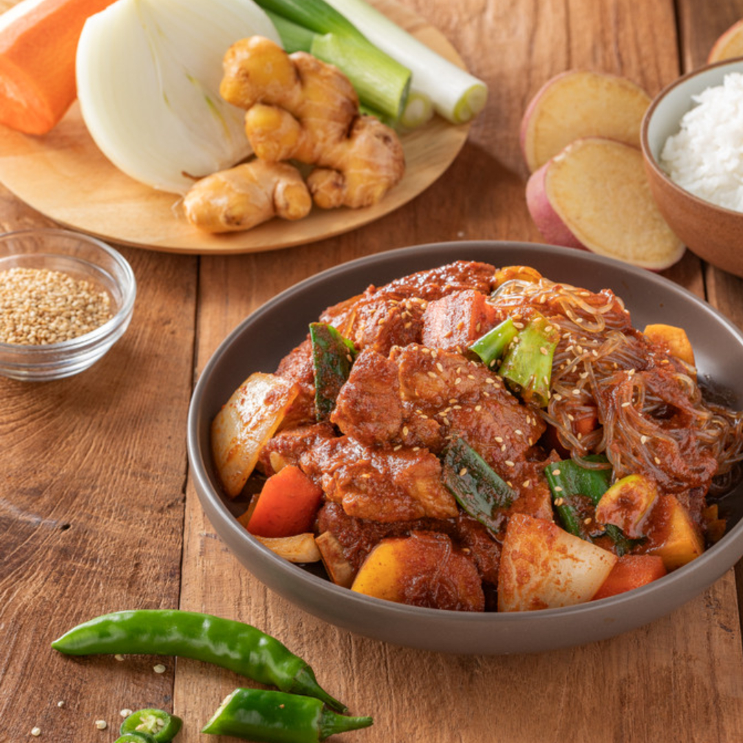 간장 돼지 갈비찜 왕 양념 갈비찜 밀키트 800g 이미지 6