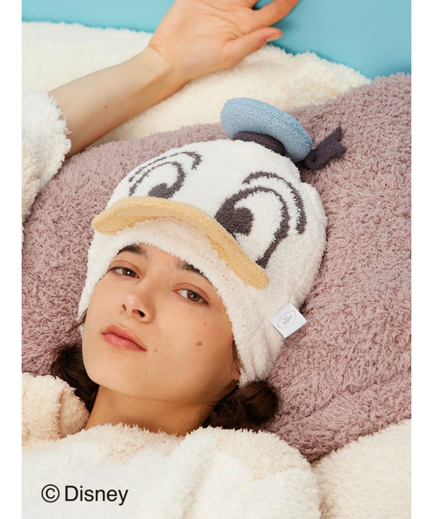 젤라토 피케 gelatopique Sleep 도날드덕 부드러운 수면 모자 홈웨어 - 상세 이미지 2