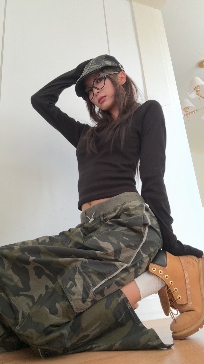 카모 라인 밀리터리 헌팅캡 모자 2color 상세 이미지 19