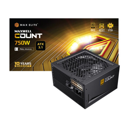맥스엘리트 MAXWELL COUNT 750W 80PLUS골드 풀모듈러 ATX3.1 파워서플라이