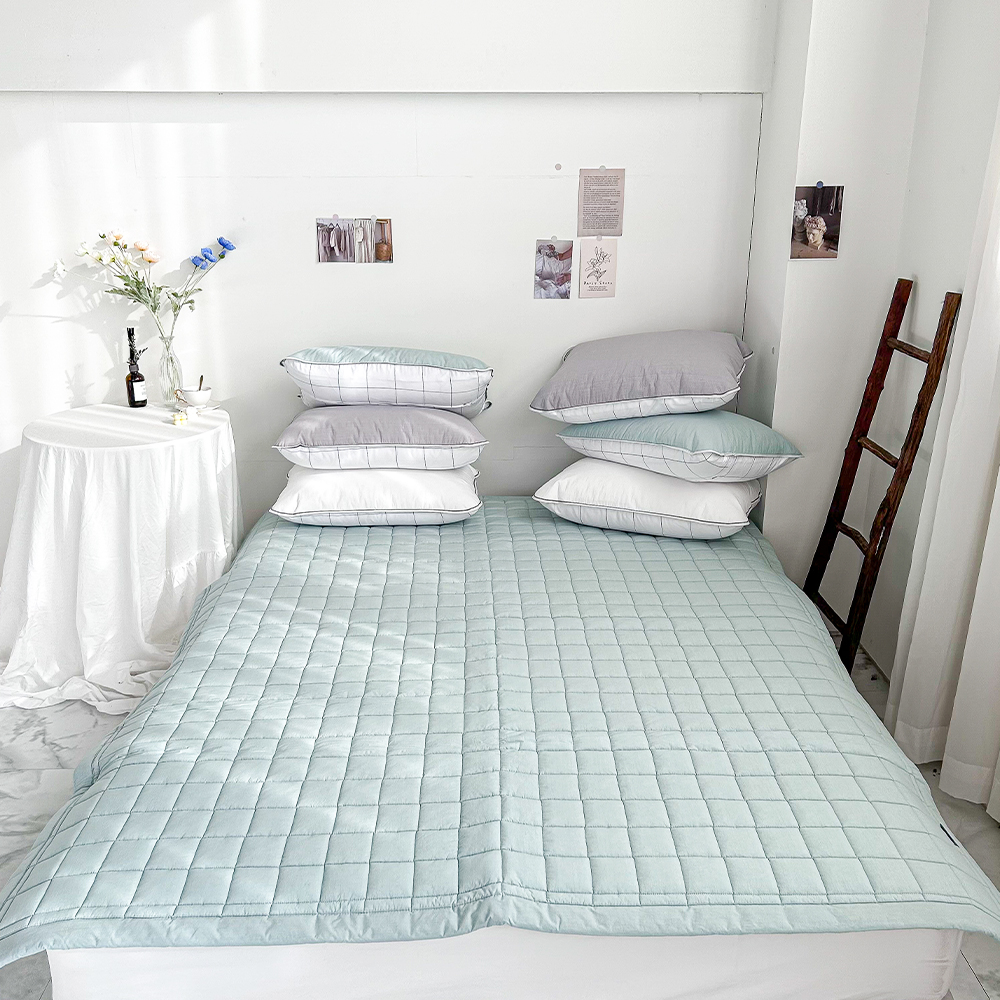 순면패드 고밀도 사계절패드 슈퍼싱글 킹 무지 논슬립 침대패드