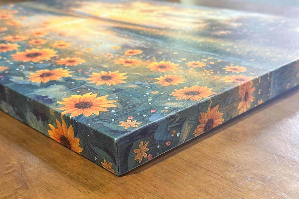 금전 해바라기 45x45cm 캔버스액자 돈들어오는 그림 - 상세 이미지 3