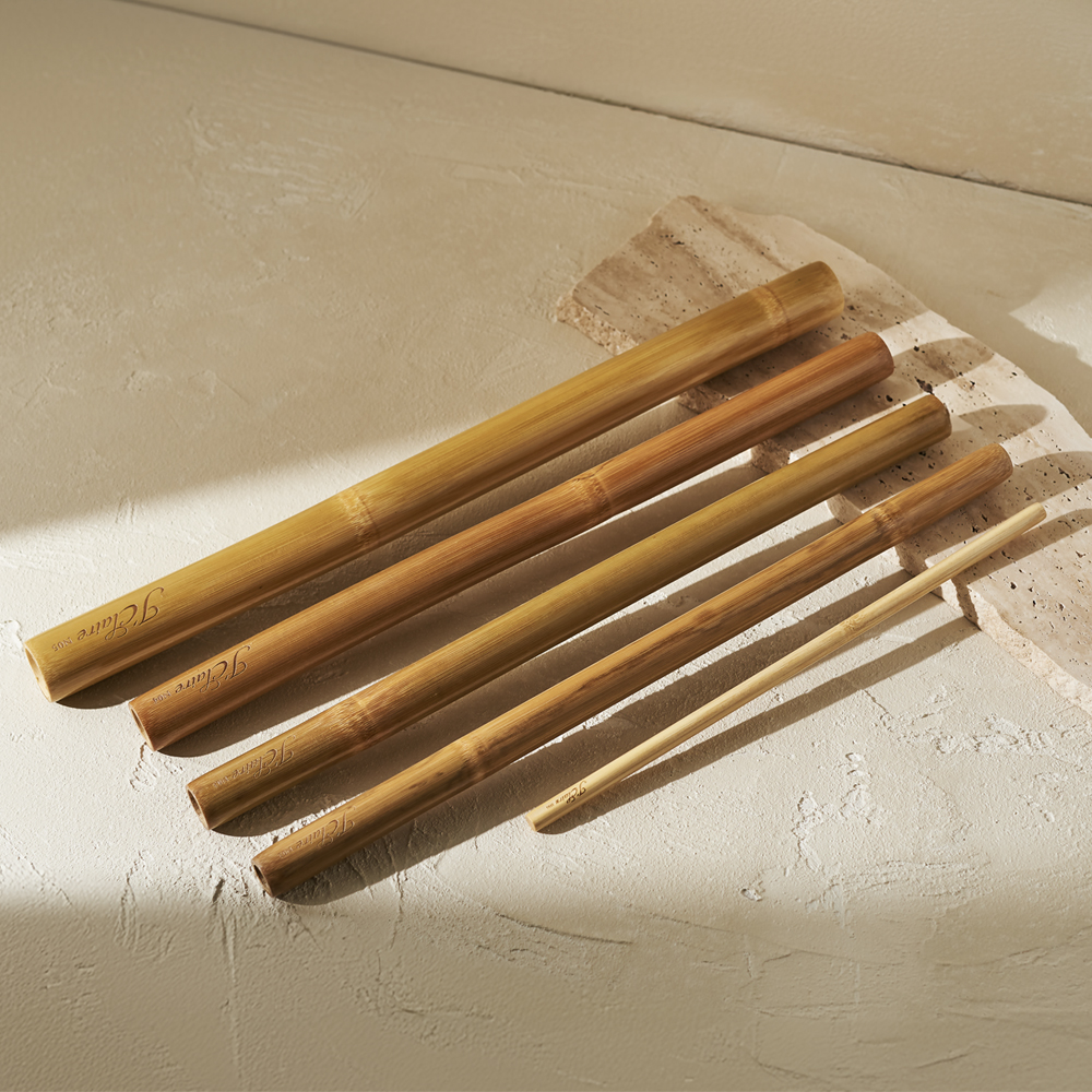 제이끌레르 뱀부 마사지스틱 N01 대나무 마사지 스트레칭 롤러 봉 종아리 허벅지 바디 괄사