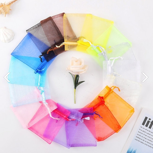 망사주머니 포푸리 15x20cm 선물 포장 무지 복 주머니 이미지 4