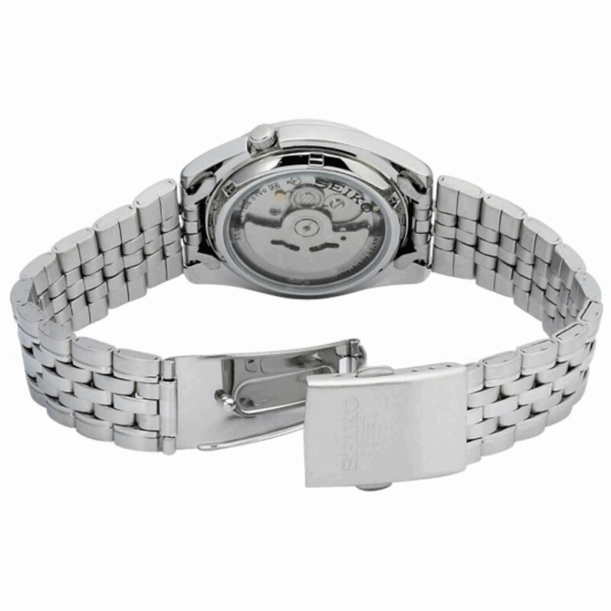 세이코 SEIKO 블루 다이얼 오토매틱 시스루백 메탈 손목 시계 SNK357 - 상세 이미지 4