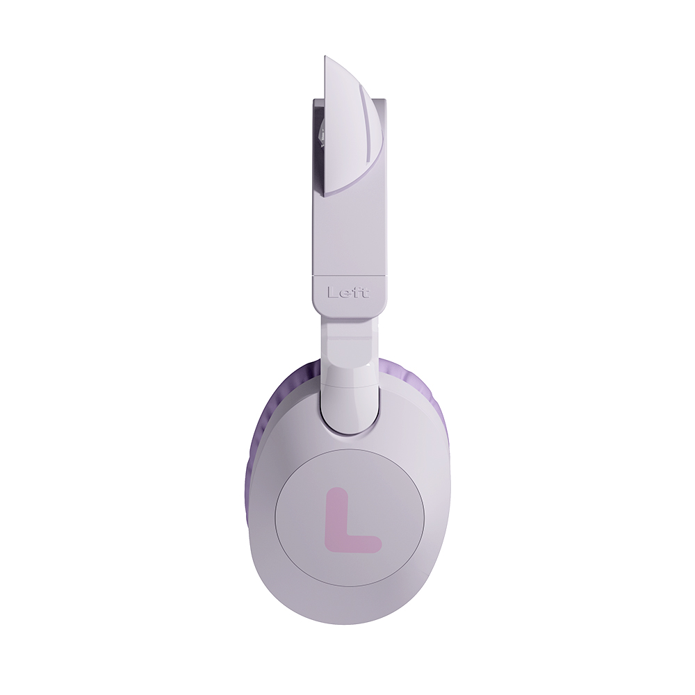 디알고 어린이안전 어학스터디 청력보호 LED 유무선키즈헤드셋 BH038M 퍼플 이미지 3
