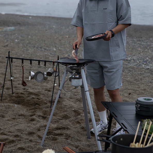 티에라 포르테 메조 캠핑 강염 버너 스토브 고화력 이소가스