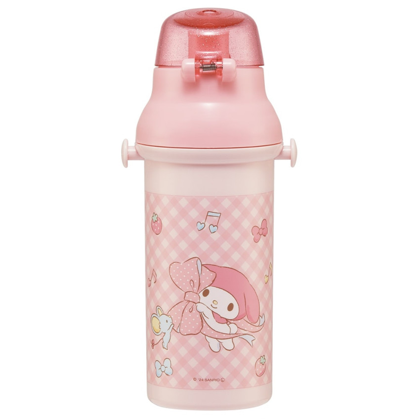 스케이터 산리오 마이멜로디 큰 리본 캐릭터 원터치 다이렉트 보틀 480ml PSB5SANAG - 주방·식기 - 하카타몰