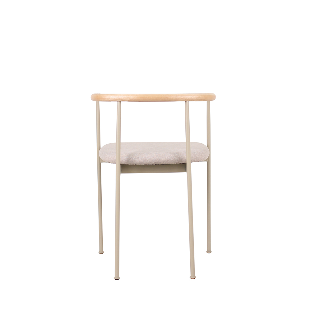 [우드/식탁용] 노보랜드 원목 패브릭 체어 Y3-51-Natural+Ivory - 상세 이미지 3