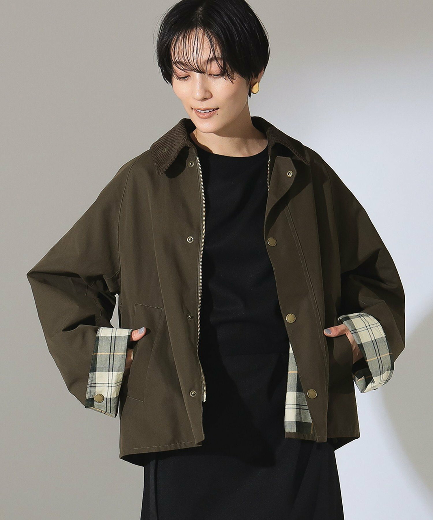 (예약 접수) 바버 Barbour x 빔즈 트랜스포트 여성 가을 겨울 자켓 2컬러 - 상세 이미지 4