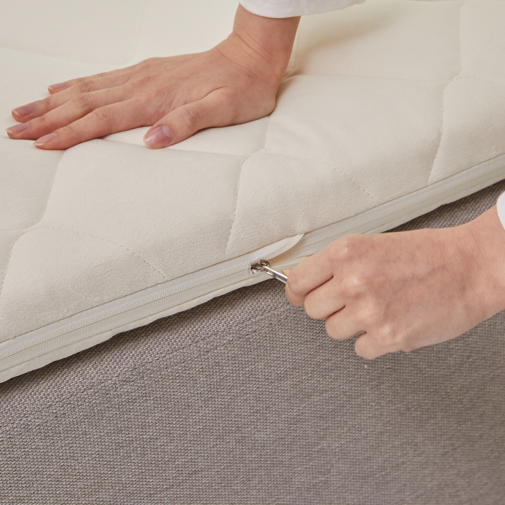 럭스나인 라텍스 토퍼 매트리스 핫앤쿨 퀸 8cm 사계절