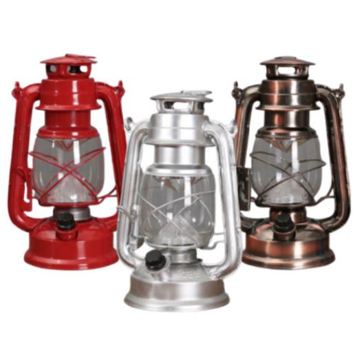 LED 호야등 랜턴 중형 레드 감성 캠핑 호롱볼 클래식 램프 빈티지 조명 불멍 - 상품 이미지