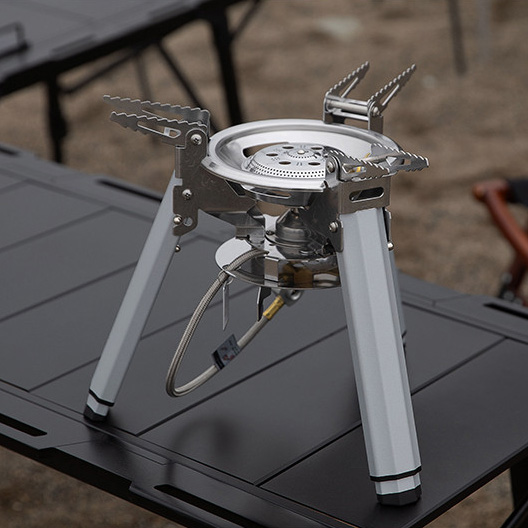 티에라 포르테 메조 캠핑 강염 버너 스토브 고화력 이소가스