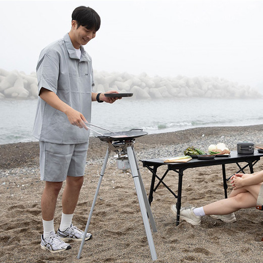 티에라 포르테 메조 캠핑 강염 버너 스토브 고화력 이소가스