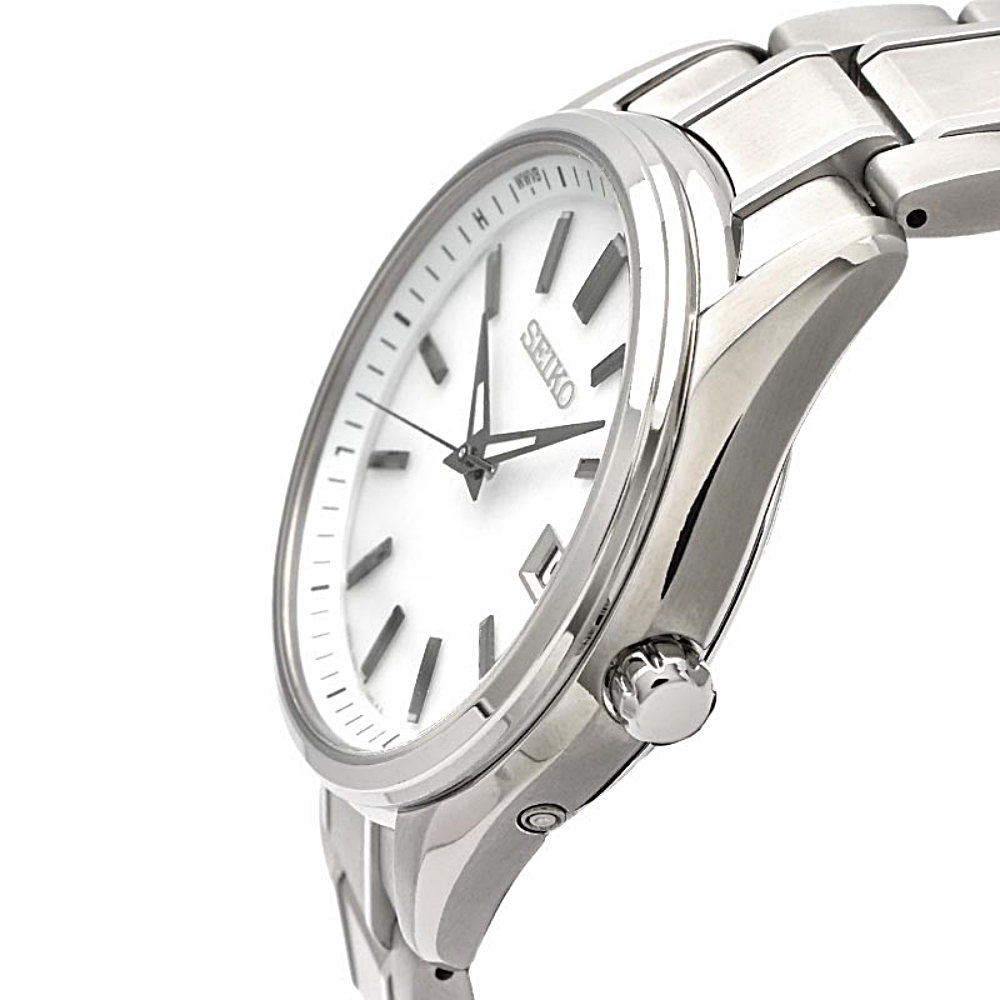 세이코 SEIKO 솔라 티타늄 흰판 남성 손목 시계 SBTM337 - 상세 이미지 2