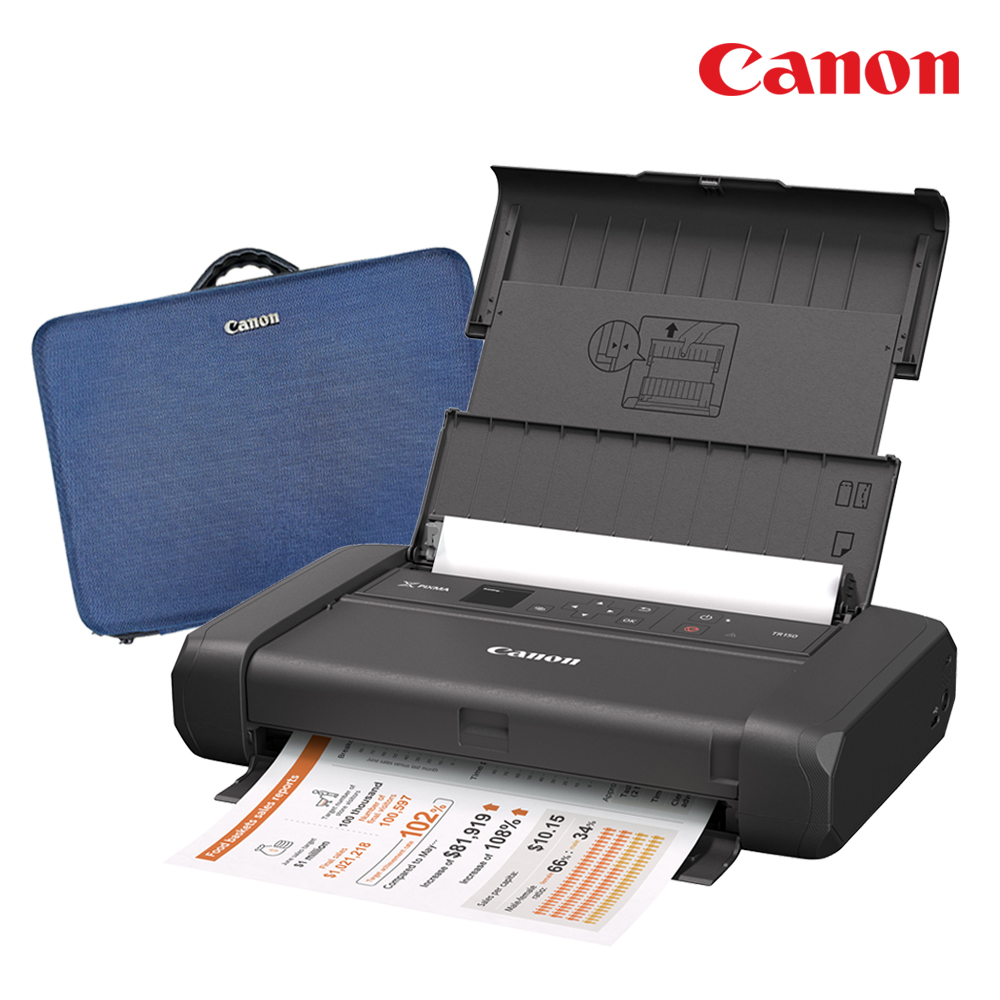 캐논 TR150 휴대용 무선 초소형 초경량 컬러 잉크젯프린터 (전용가방포함)