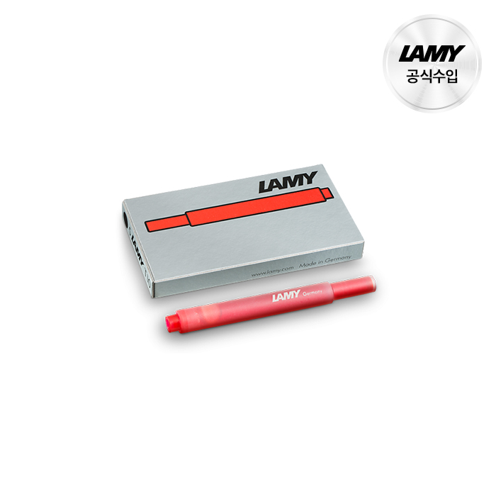 [LAMY] 라미 잉크 카트리지 레드 T10 / LMT10 RD