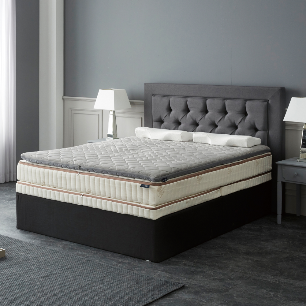 럭스나인 라텍스 토퍼 매트리스 핫앤쿨 퀸 8cm 사계절