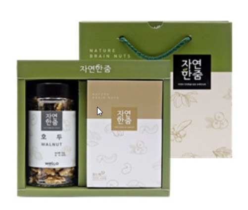 자연한줌 견과류 선물세트 감사1호 명절선물 추석 설 (25g-5봉,캔1종) - 메인 이미지