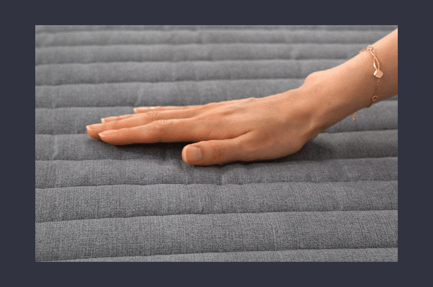 카본 탄소매트 EMF 전기장판 세탁 전자파안심 슈퍼싱글 그레이 110X200