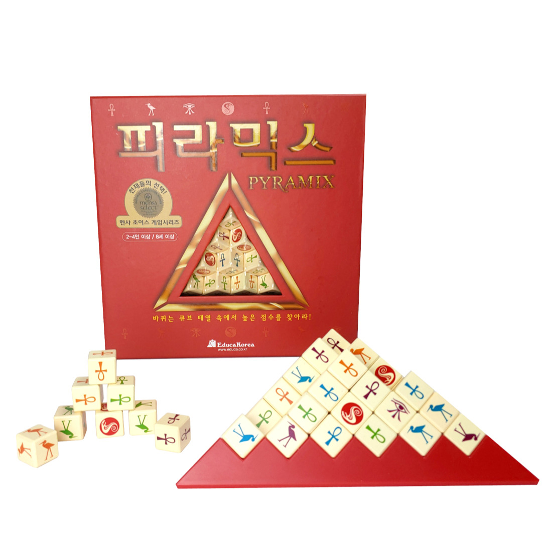 멘사 보드게임 피라믹스 큐브 퍼즐 Pyramix EDG 0416 - 상품 이미지