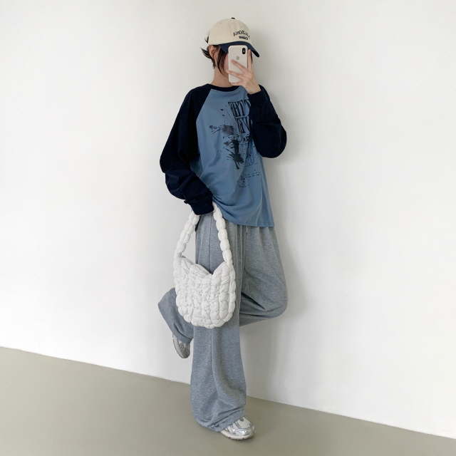 💗20%할인💗[남여공용/사이즈세가지] 이지핏 와이드 트레이닝 바지 무지 허리밴딩 쭈리 팬츠 상세 이미지 22