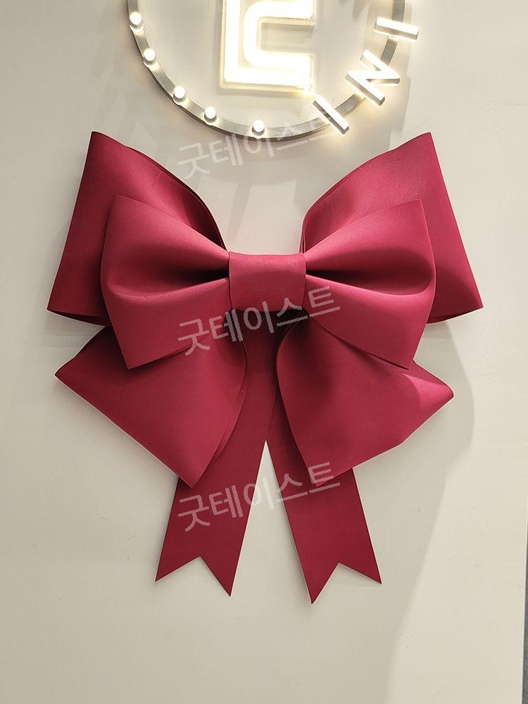 대형리본 대왕리본 웨딩카장식 크리스마스 매장 가게 꾸미기 소품 캠핑 카페 - 상세 이미지 4