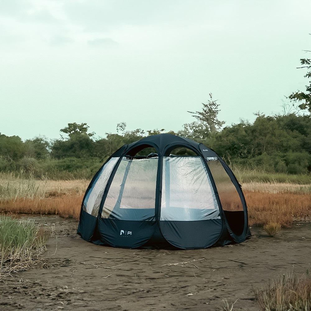폴라리스 P1 컴팩트 TPU 투명쉘터 투명팝업쉘터 원터치 텐트 캠핑 차박