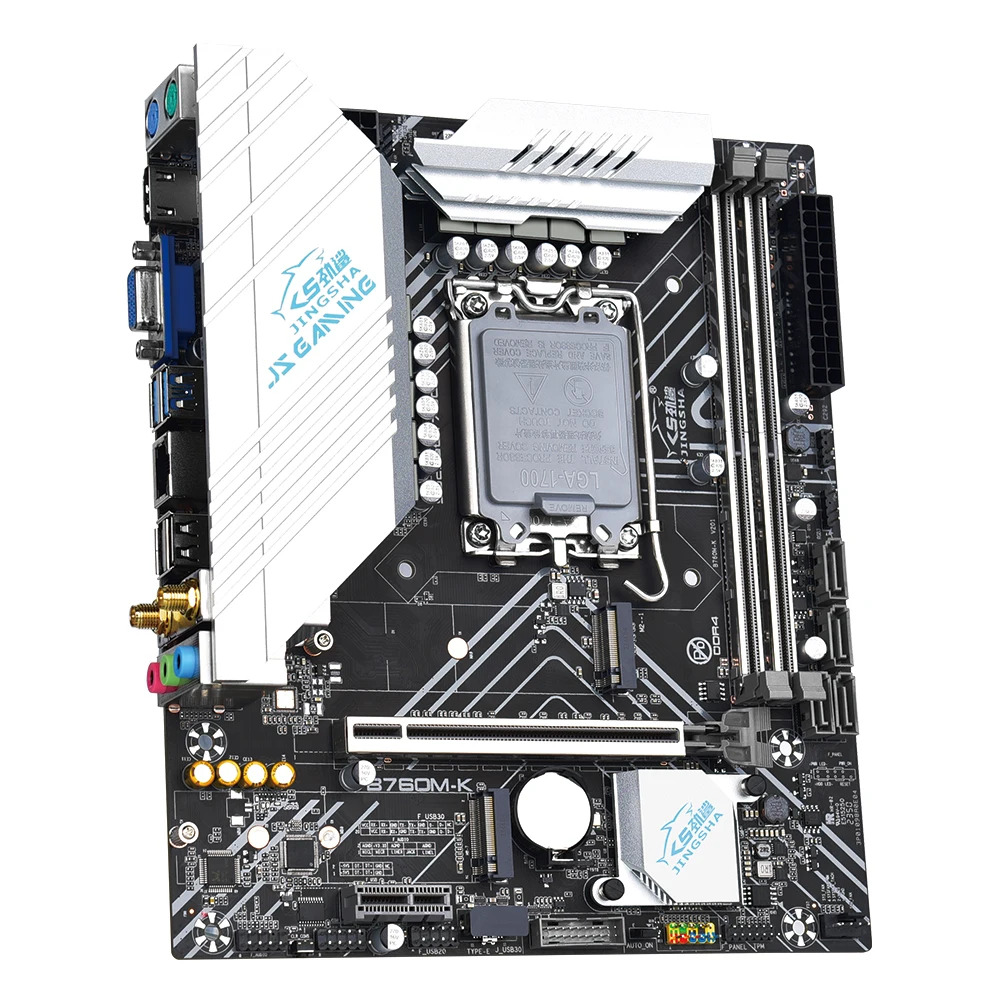 B760 메인 보드 호환 LG A 1700 지지대 인텔 코어 i3i5i7 12 13 번째 CPU DDR4 3200mhz 듀얼 채널 메모리 SATA3 M.2 B760M-K 메인보드... 